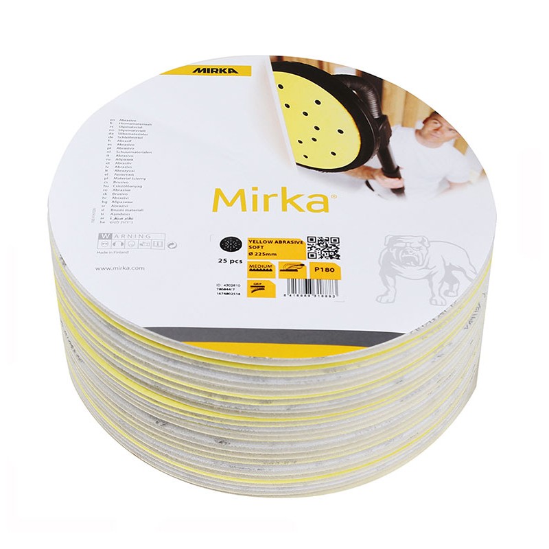 Yellow Mirka - Disque ø225mm - 27 trous