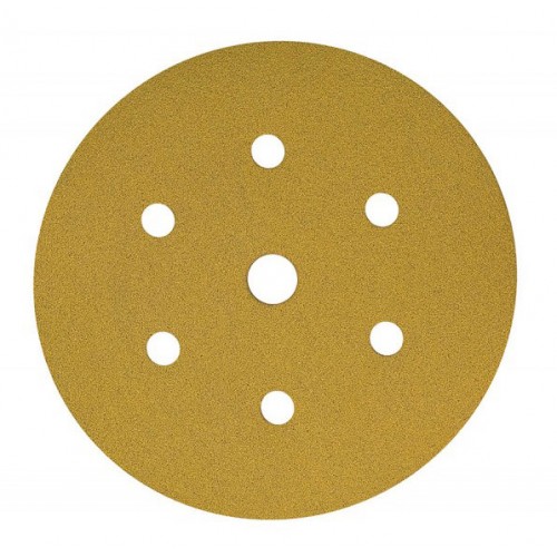 Gold disques autocollants 6 Trous Ø 150 mm - Abrasifs Online