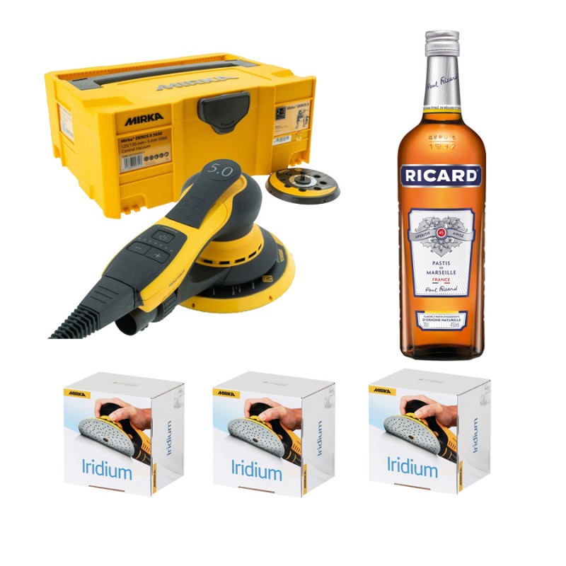 Offre promo DEROS II + 3 boîtes Iridium 150mm + bouteille Ricard 70cl